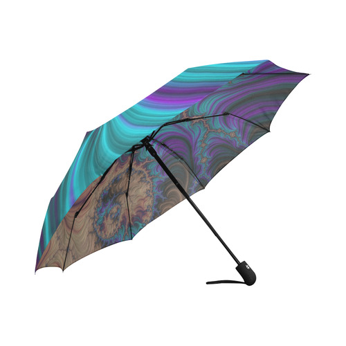 gorgeous Fractal 177 B by JamColors Auto-Foldable Umbrella (Model U04)