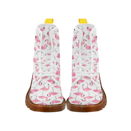 Pink Flamingos Martin Boots For Women Model 1203H