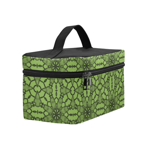 Greenery Lace Cosmetic Bag/Large (Model 1658)