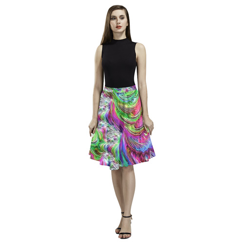 gorgeous Fractal 175 A by JamColors Melete Pleated Midi Skirt (Model D15)