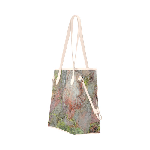 vintage roses Clover Canvas Tote Bag (Model 1661)