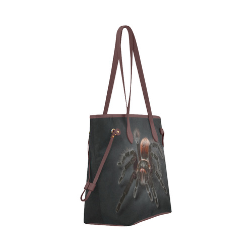 Tarantel - Tarantula Spider Painting Clover Canvas Tote Bag (Model 1661)