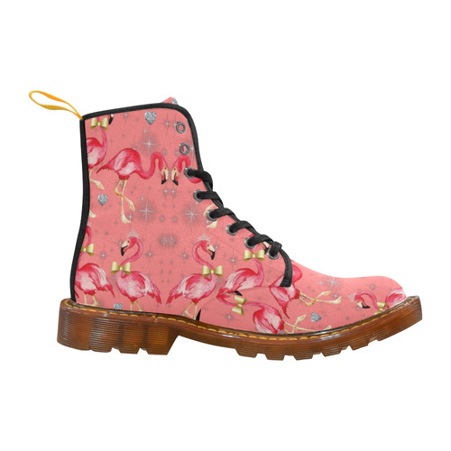 Pink flamingo Martin Boots For Women Model 1203H