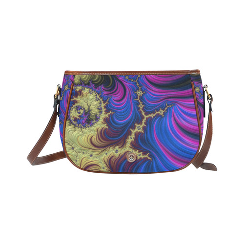 gorgeous Fractal 177 C by JamColors Saddle Bag/Large (Model 1649)