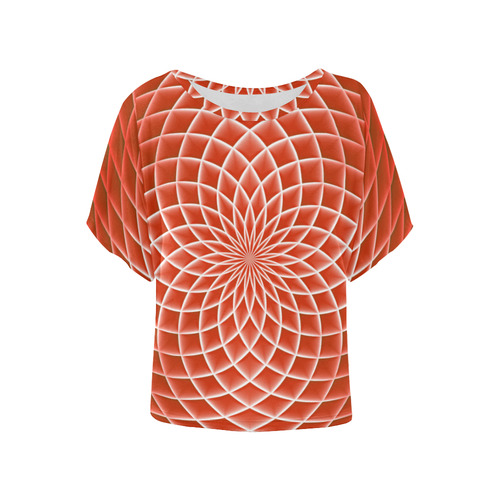 Swirl20160909_by_FeelGood Women's Batwing-Sleeved Blouse T shirt (Model T44)