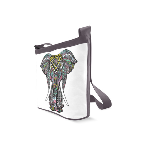 Indian Elephant Colorful Abstract Pattern Crossbody Bags (Model 1613)
