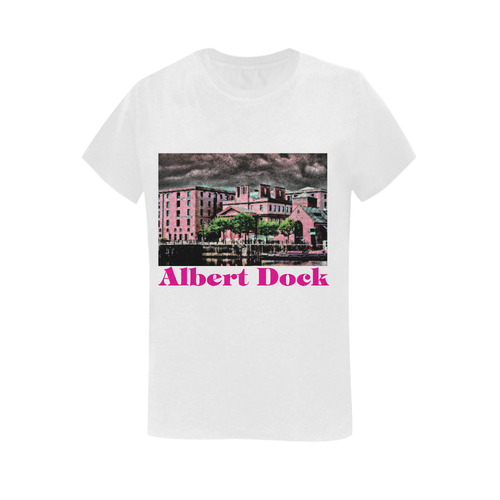 UK-Albert-Dock - Jera Nour Women's T-Shirt in USA Size (Two Sides Printing)