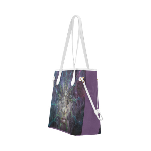 Soiderweb Mystery Lady Clover Canvas Tote Bag (Model 1661)