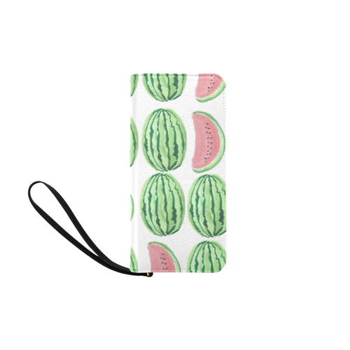 Rockabilly watermelon Women's Clutch Purse (Model 1637)