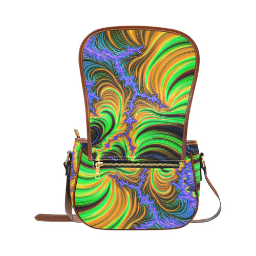 gorgeous Fractal 176 C by JamColors Saddle Bag/Large (Model 1649)