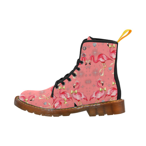 Pink flamingo Martin Boots For Women Model 1203H