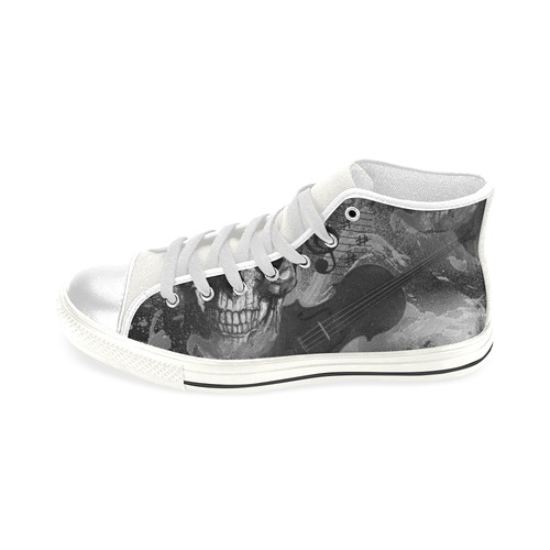 Metal Collection Men’s Classic High Top Canvas Shoes (Model 017)