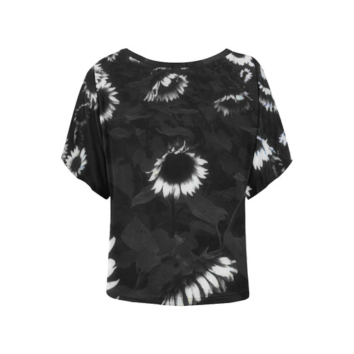 sunnyz Women's Batwing-Sleeved Blouse T shirt (Model T44)