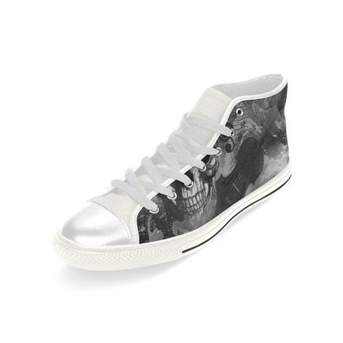 Metal Collection Men’s Classic High Top Canvas Shoes (Model 017)