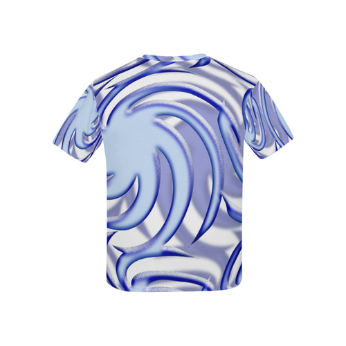 3-D Blue Ball Kids' All Over Print T-shirt (USA Size) (Model T40)