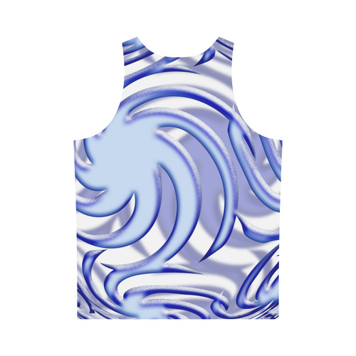 3-D Blue Ball All Over Print Tank Top for Men (Model T43)