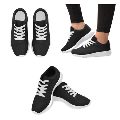 Classic Black Running Shoes Model 020 Men’s Running Shoes (Model 020)