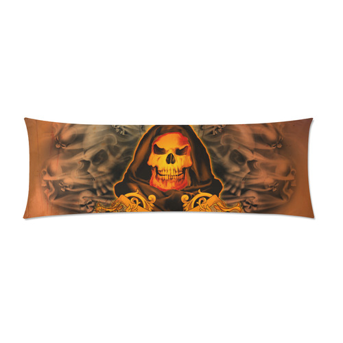 The skulls Custom Zippered Pillow Case 21"x60"(Two Sides)