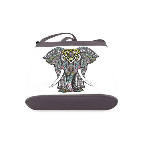 Indian Elephant Colorful Abstract Pattern Crossbody Bags (Model 1613)