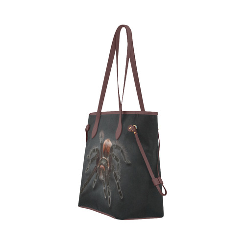 Tarantel - Tarantula Spider Painting Clover Canvas Tote Bag (Model 1661)