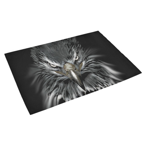 Strong EAGLE Face black Azalea Doormat 30" x 18" (Sponge Material)