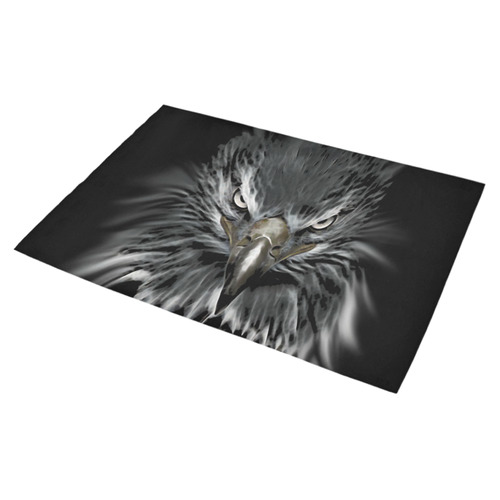 Strong EAGLE Face black Azalea Doormat 30" x 18" (Sponge Material)