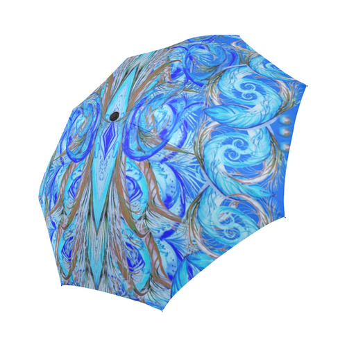 red fish explosion 4 v Auto-Foldable Umbrella (Model U04)