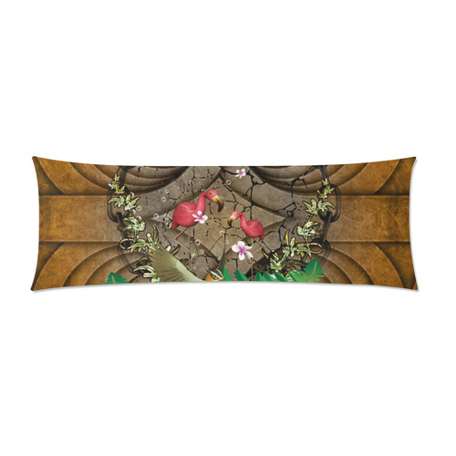 Wonderful tropical design Custom Zippered Pillow Case 21"x60"(Two Sides)
