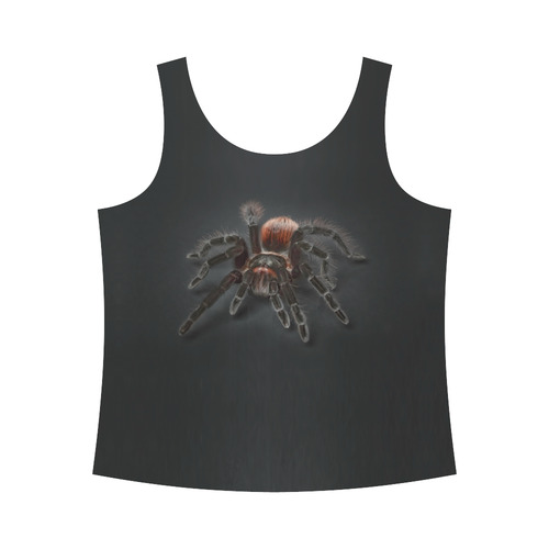 Tarantel Spider Painting All Over Print Tank Top for Women (Model T43)