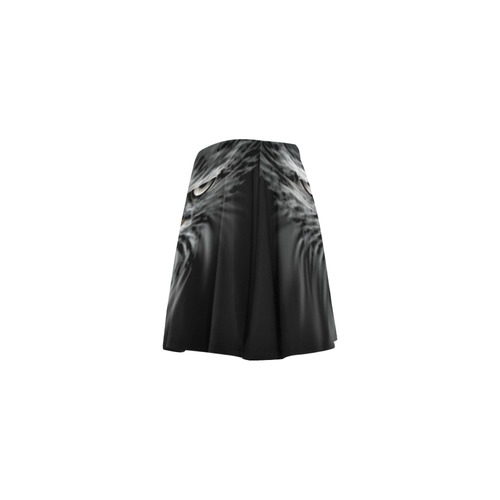 Strong EAGLE Face black Mini Skating Skirt (Model D36)