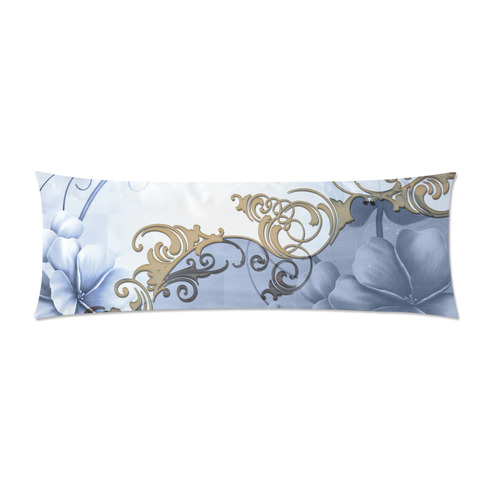 Wonderful floral design Custom Zippered Pillow Case 21"x60"(Two Sides)