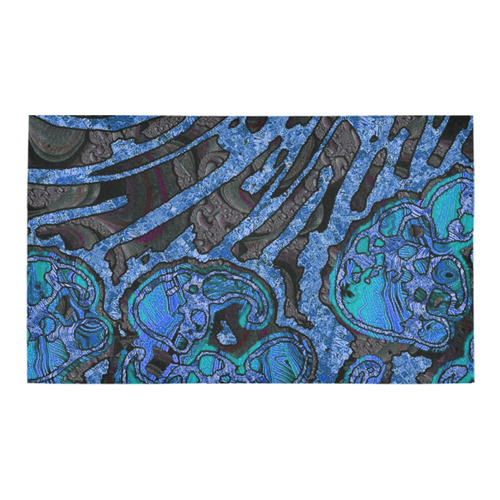 Unique abstract Mix 1B by FeelGood Azalea Doormat 30" x 18" (Sponge Material)