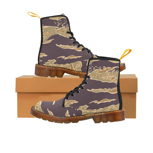 Camo Pattern Martin Boots For Women Model 1203H