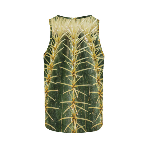 Photography Art - Cactus green yellow All Over Print Tank Top for Women (Model T43)