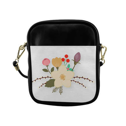 Spring Summer Floral With Pussywillows Sling Bag (Model 1627)