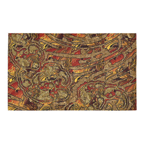 Unique abstract Mix 2A by FeelGood Azalea Doormat 30" x 18" (Sponge Material)