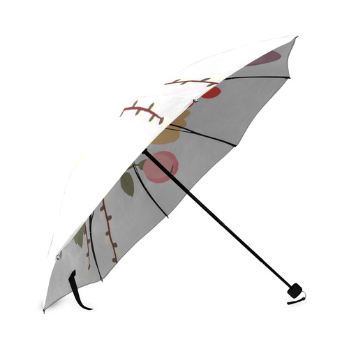 Spring Summer Floral With Pussywillows Foldable Umbrella (Model U01)