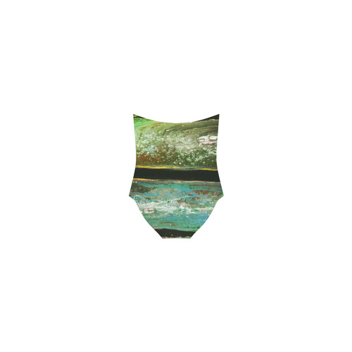 ABSTRACT Strap Swimsuit ( Model S05)