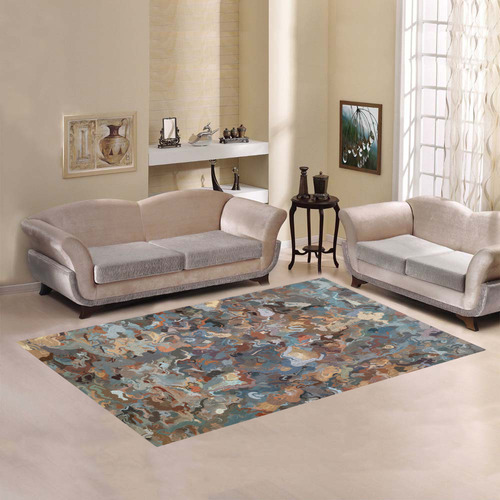 Lacebark Elm Tree Graphic Area Rug7'x5'