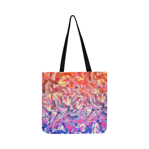 Summer Sunset Abstract - Blue,Purple,Orange ,Gold Reusable Shopping Bag Model 1660 (Two sides)
