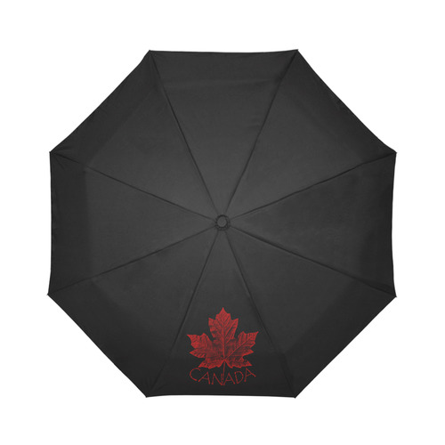 Canada Souvenir Umbrellas Retro Canada Umbrella Auto-Foldable Umbrella (Model U04)