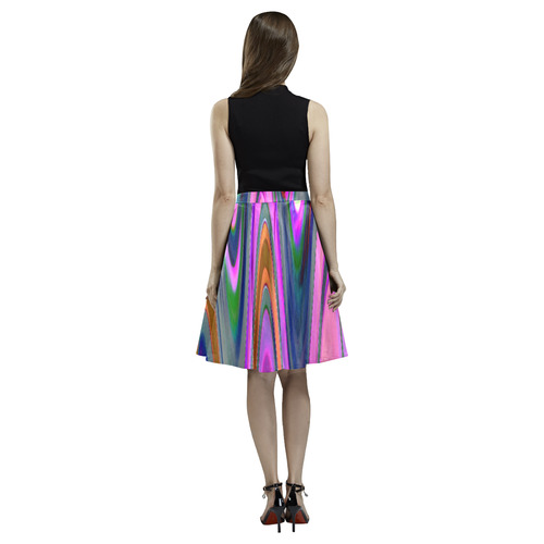 Hot Waves E by FeelGood Melete Pleated Midi Skirt (Model D15)