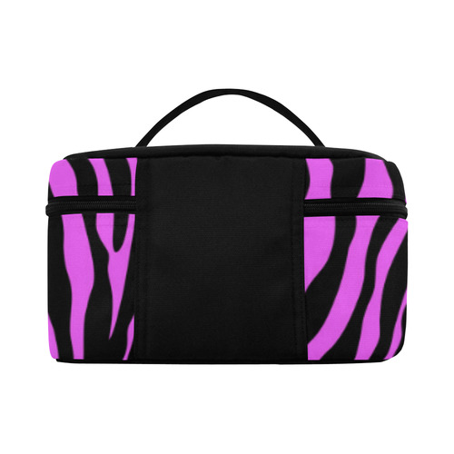 Zebra Stripes Pattern - Trend Colors Black Pink Lunch Bag/Large (Model 1658)
