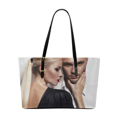 Beautiful Woman and Man Beauty Fashion Photo Euramerican Tote Bag/Large (Model 1656)