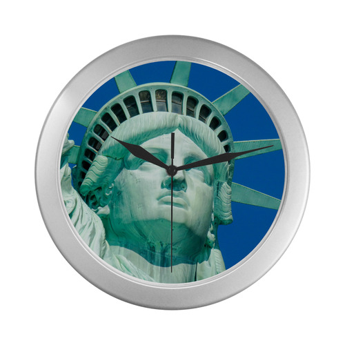 Liberty20170212_by_JAMColors Silver Color Wall Clock