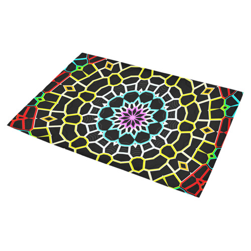 Live Line Mandala Azalea Doormat 30" x 18" (Sponge Material)