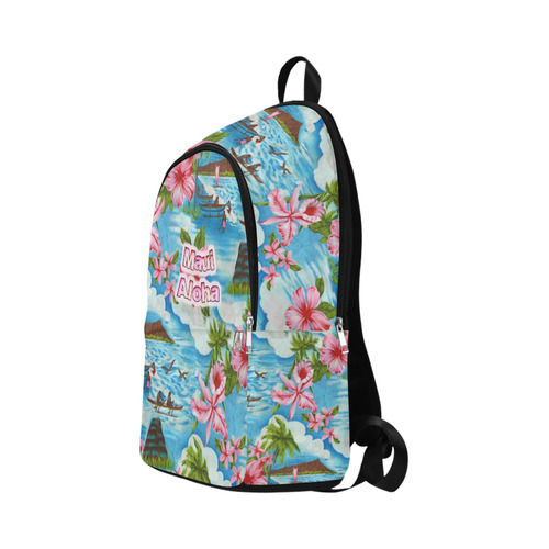 Hawaiian Scenes Fabric Backpack for Adult (Model 1659)