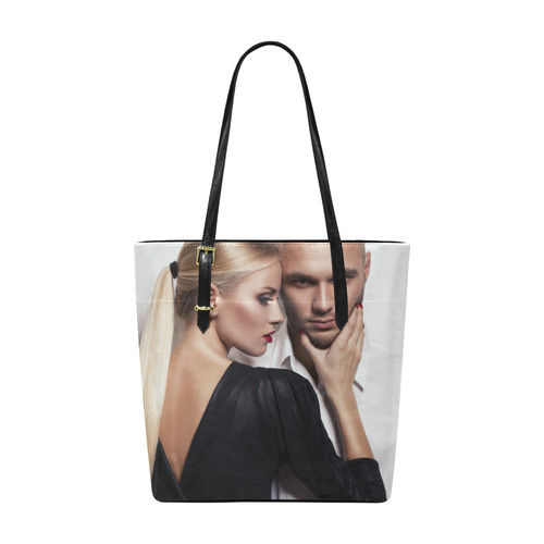 Beautiful Woman and Man Beauty Fashion Photo Euramerican Tote Bag/Small (Model 1655)