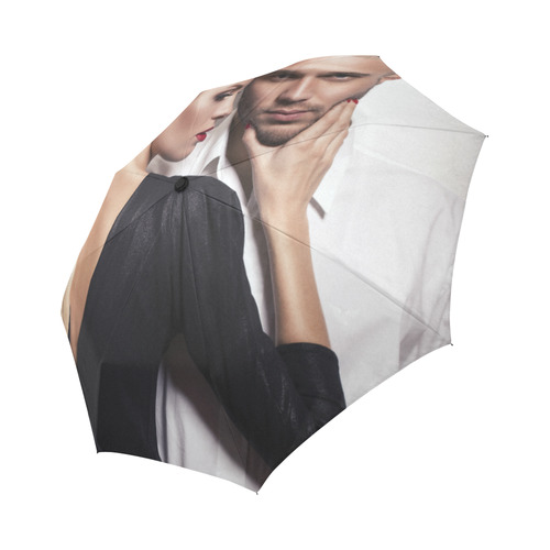 Beautiful Woman and Man Beauty Fashion Photo Auto-Foldable Umbrella (Model U04)