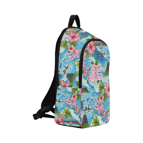 Hawaiian Scenes Fabric Backpack for Adult (Model 1659)